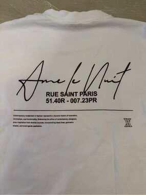 D&F Ricky Singh White Relaxed Fit Tee…could fit a small or medium